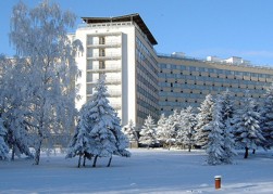 Mueritz-Hotel Klink im Winter