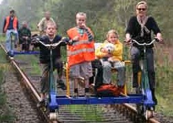 Familientour mit der Draisine Mecklenburg in Karow